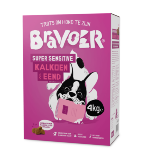 Super Sensitive Kalkoen & Eend (Krokant) 4 kilo
